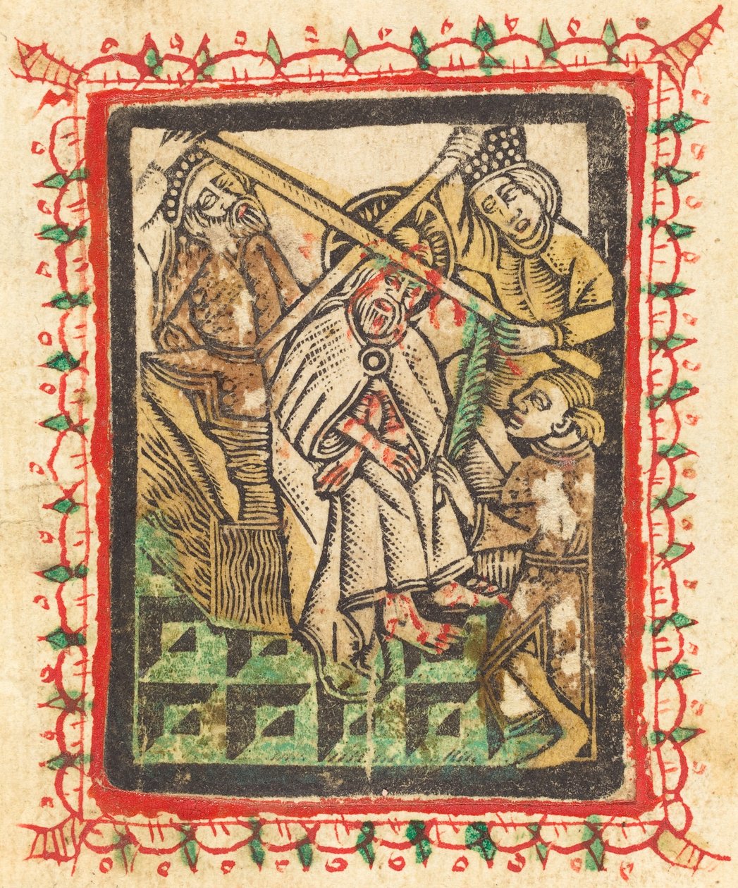 Cristo Coronado de Espinas de Workshop of Master of the Aachen Madonna