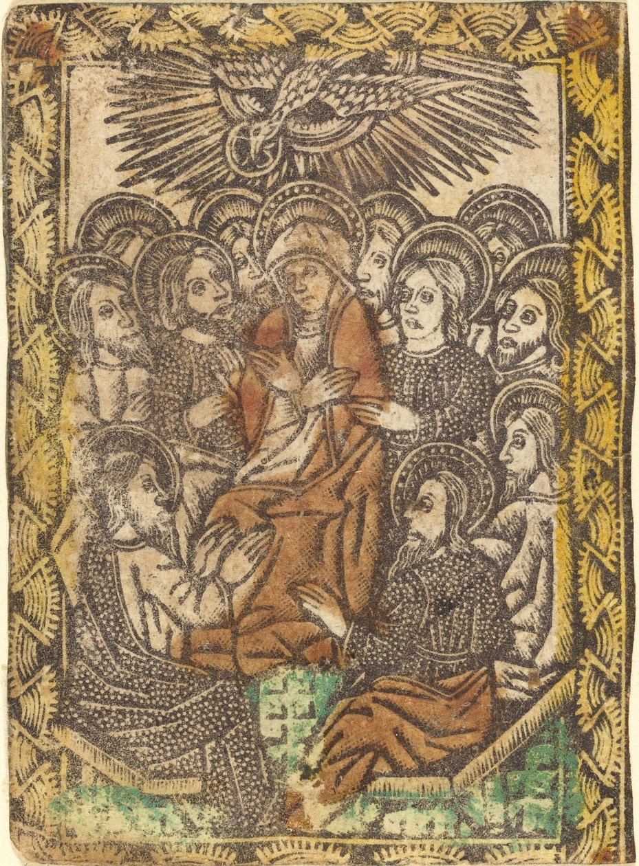 Pentecostés de Workshop of Master of the Borders with