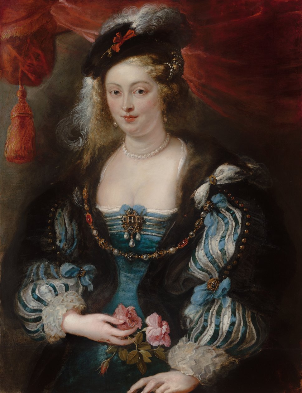 Retrato de una joven de Workshop of Peter Paul Rubens