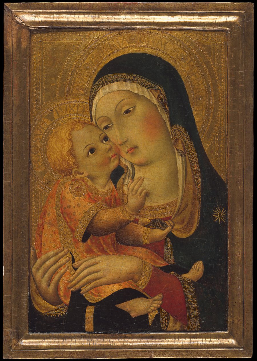 Madonna y Niño de Workshop of Sano di Pietro