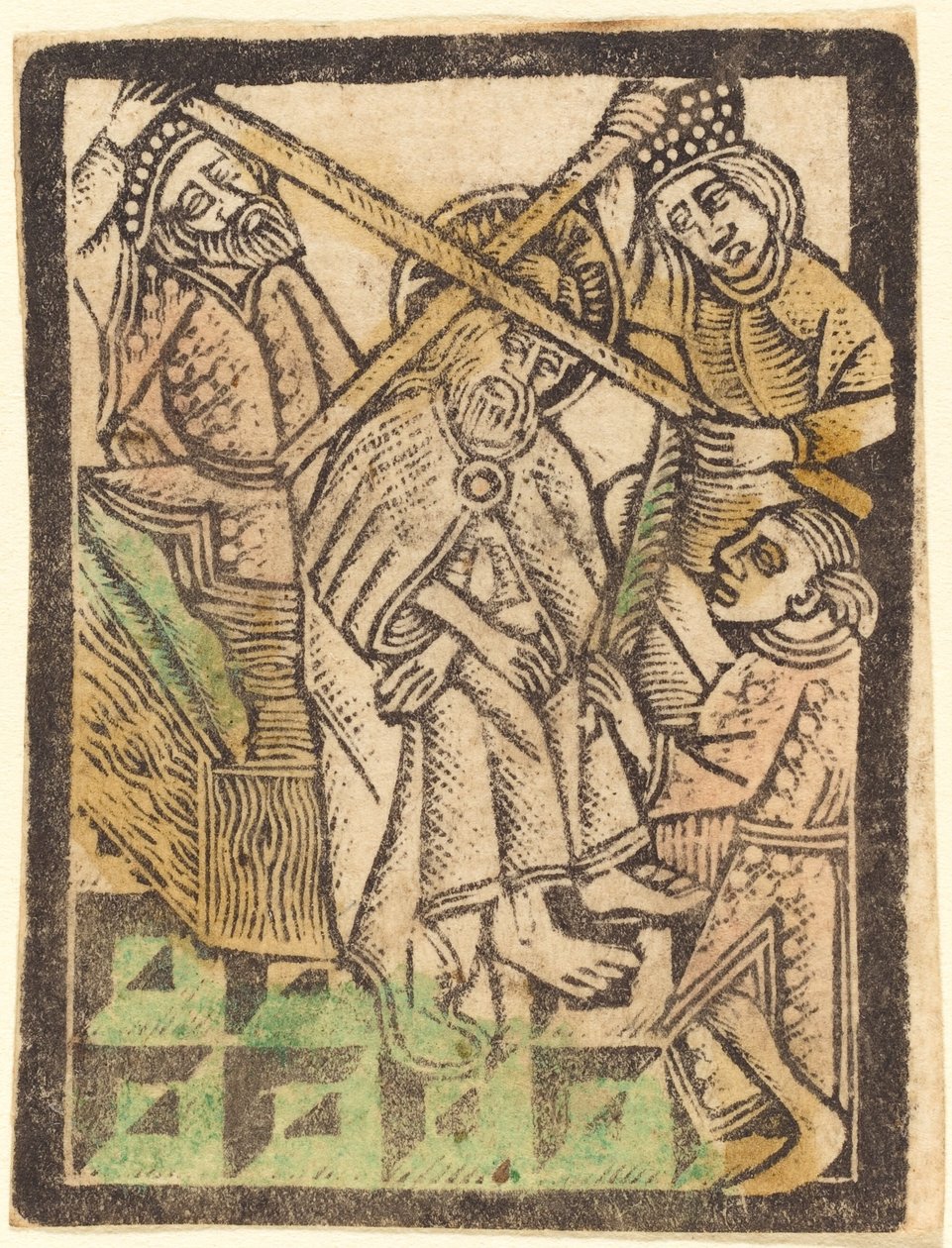 Cristo coronado de espinas, 1470-1480 de Workshop of the Master of the