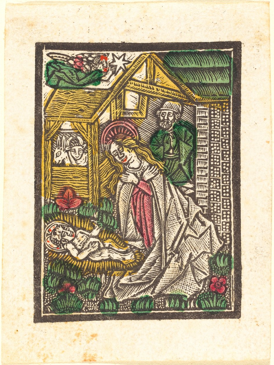 La Natividad, c. 1480 de Workshop of the Master of the