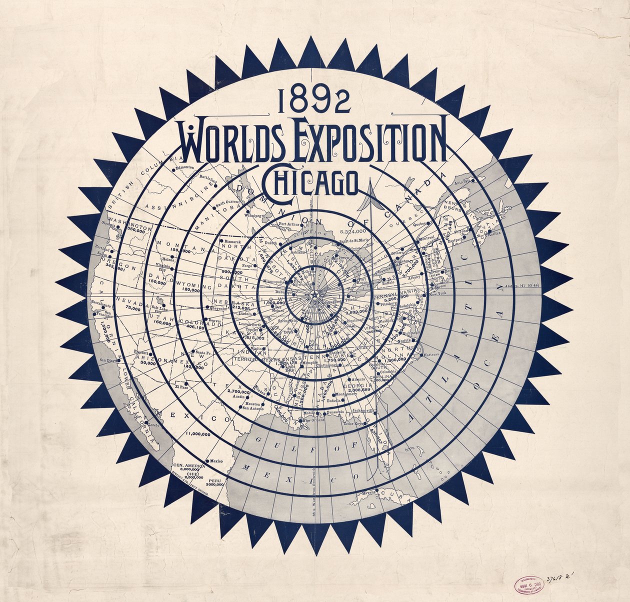 Exposición Universal de 1892, Chicago. LOC 2010587003 de World