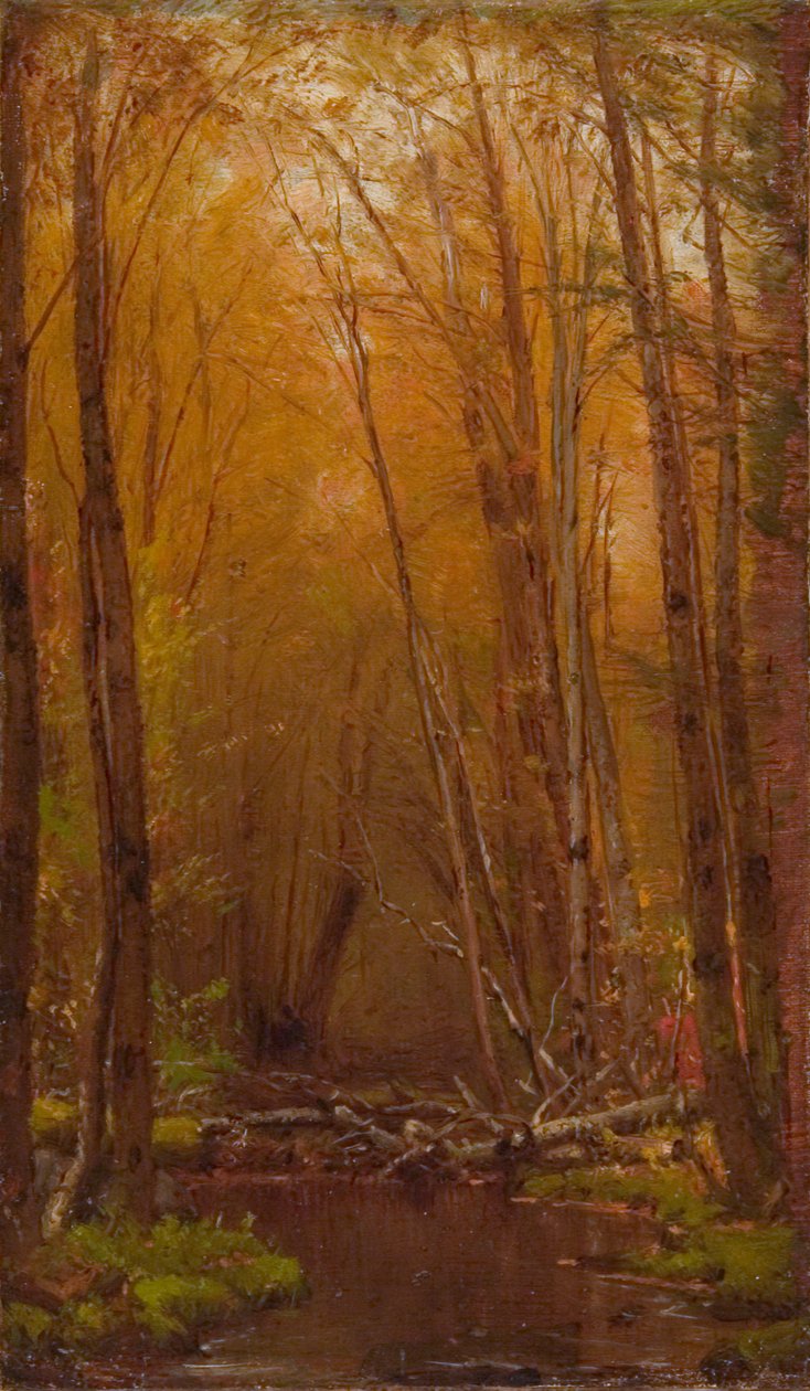 Los abedules de los Catskills, ca. 1875 de Worthington Whittredge