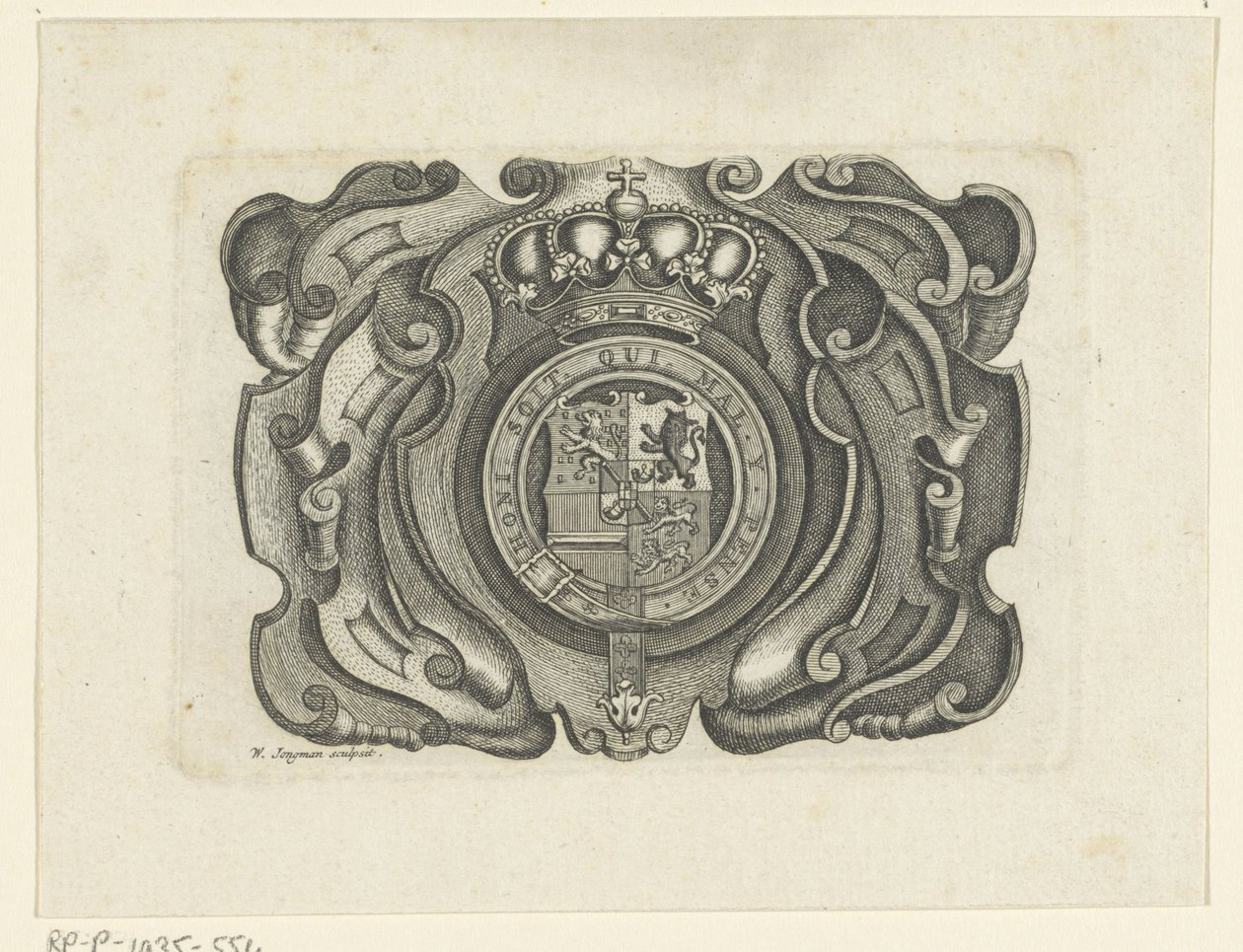 Adorno con el escudo de la Orden de la Jarretera de Wouter Jongman