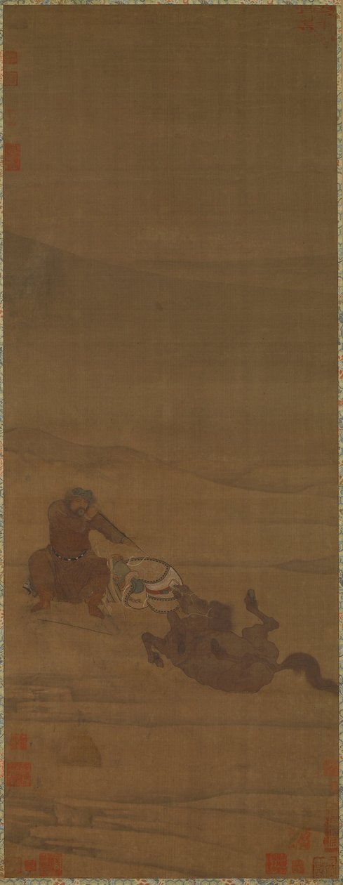 Quitando la Silla, Inspeccionando las Flechas, siglo XII. Creadores: Wu Rongguang, Kong Guangtao de Wu Rongguang, Kong Guangtao