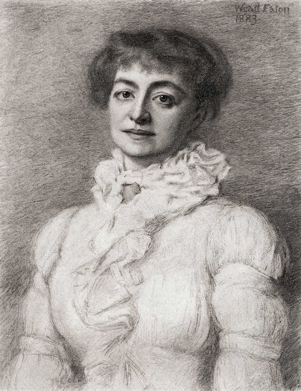 Helena Modjeska, de The Century Illustrated Monthly Magazine, publicado en 1884 de Wyatt Eaton