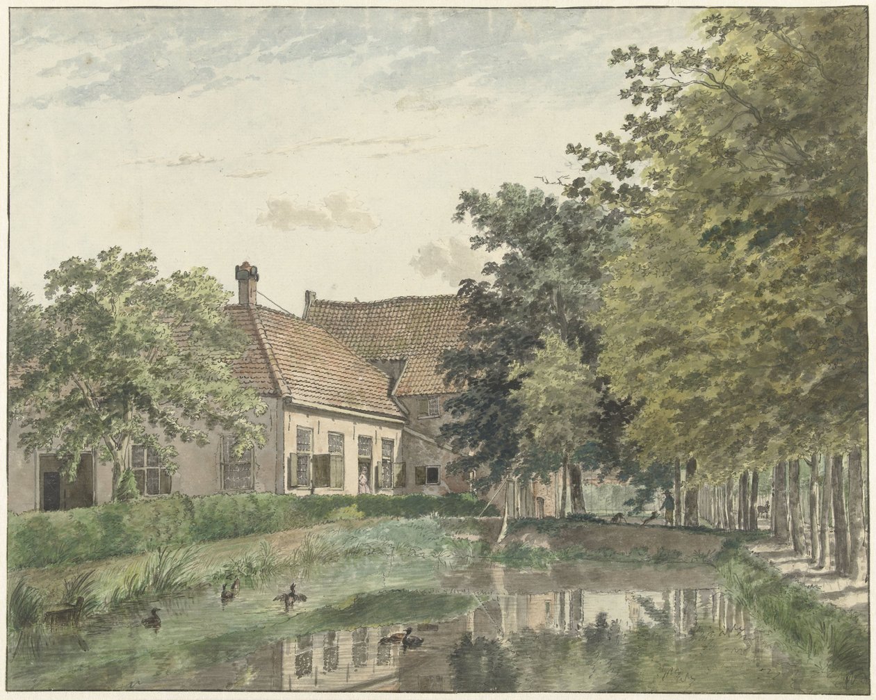 Vista de la finca Watergoor, cerca de Nijkerk de Wybrand Hendriks
