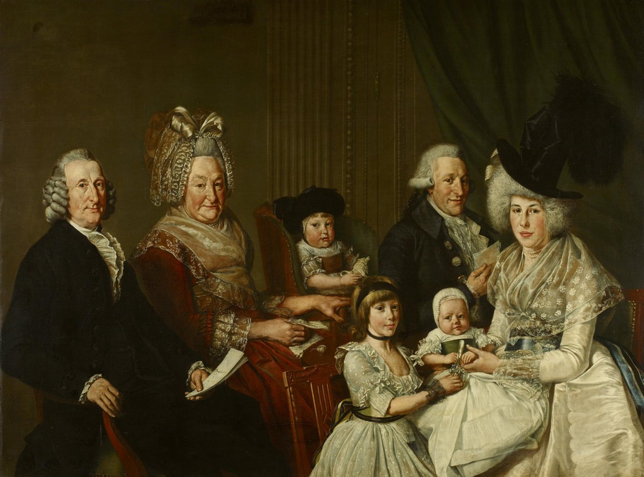 Pieter de Clercq (1731-1807) y su familia de Wybrand Hendriks