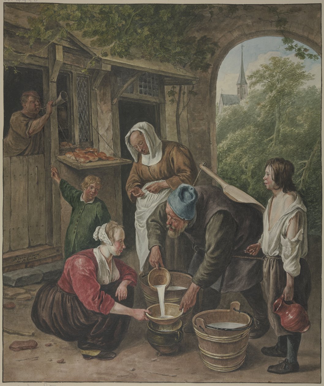 La vendedora de leche de Wybrand Hendriks