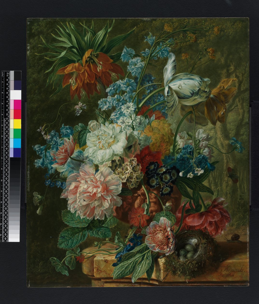 Jarrón de flores, antes de 1831 de Wybrand Hendriks
