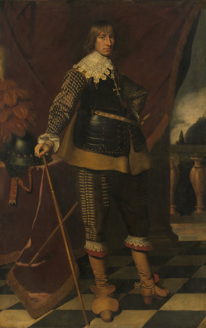 Retrato de Enrique Casimiro I Conde de Nassau-Dietz, c.1632 (óleo sobre lienzo) de Wybrand Simonsz. de Geest