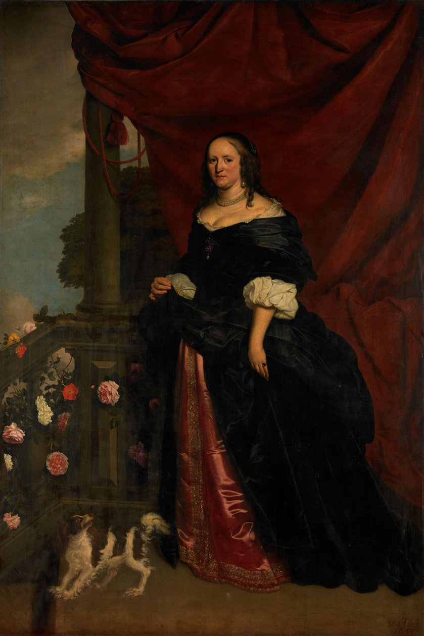 Retrato de mujer, probablemente Sophia Anna van Pipenpoy (c. 1618-70), condesa de Schellart de Wybrand de Geest (I)