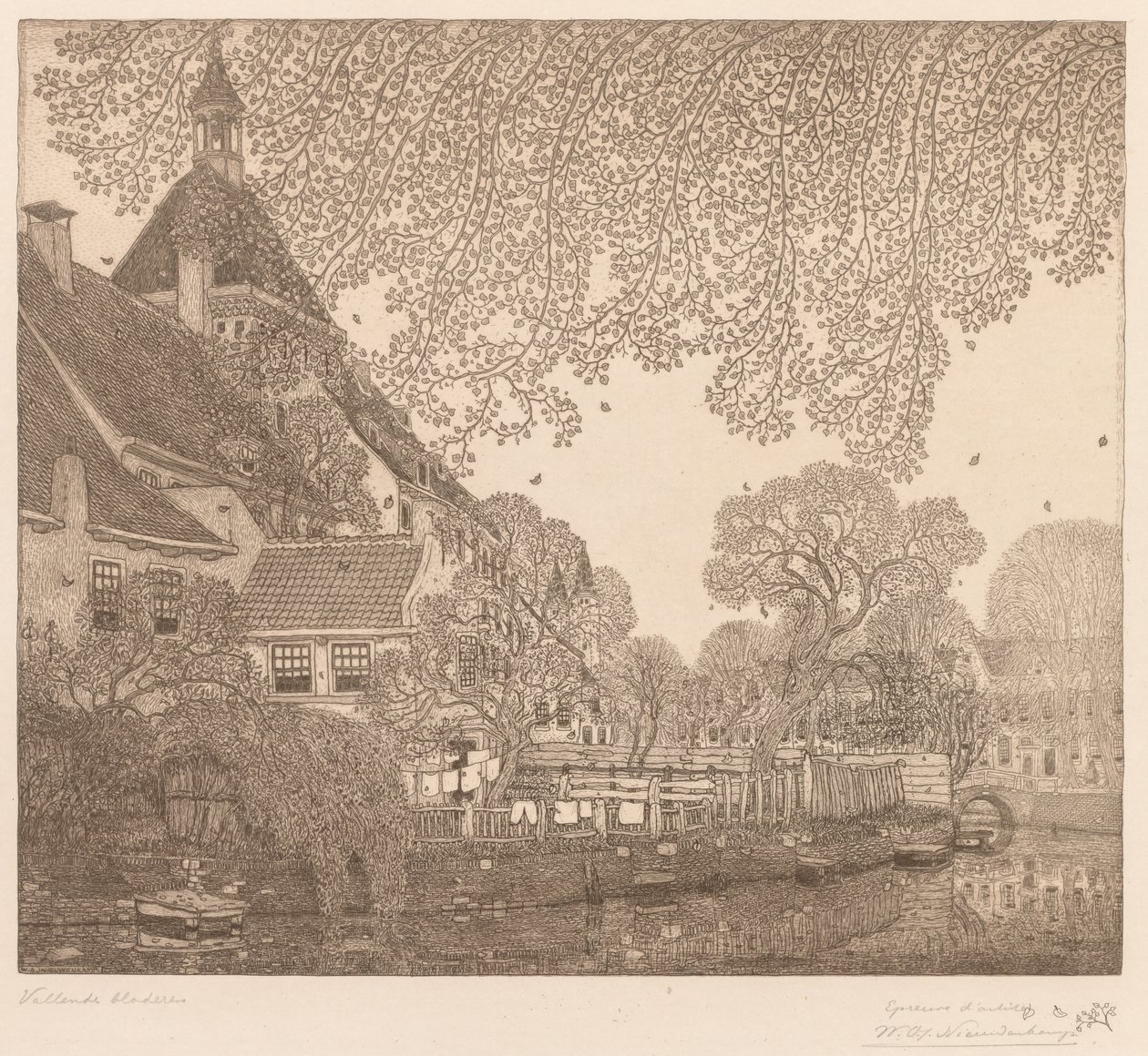 Hojas que caen, Amersfoort de Wynand Otto Jan Nieuwenkamp