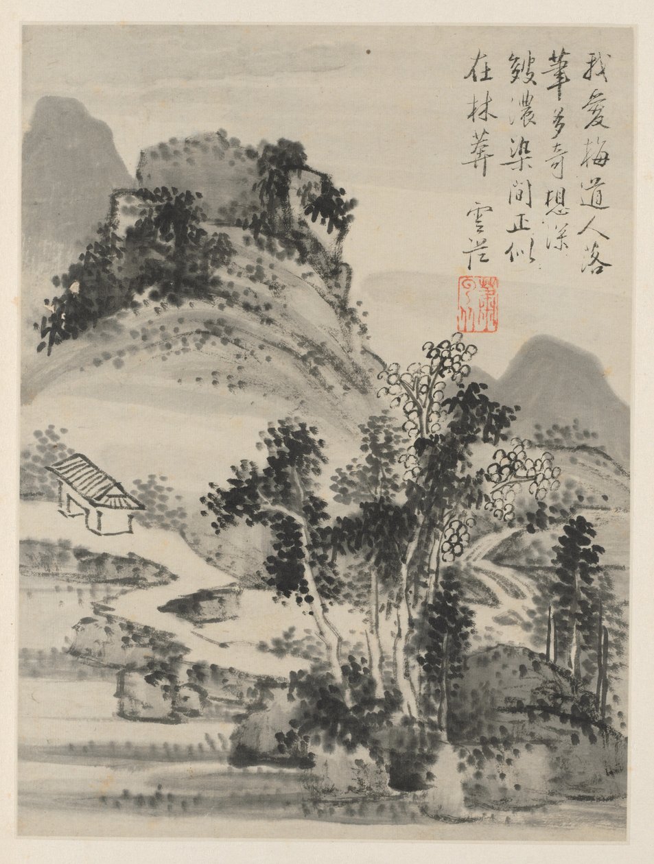 Álbum de paisajes estacionales, Hoja D de Xiao Yuncong