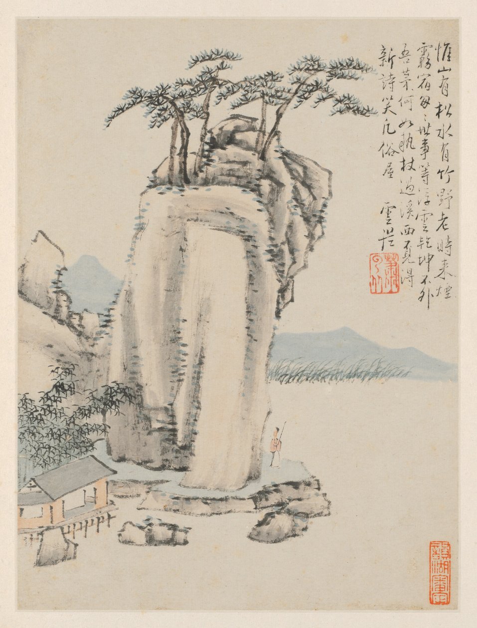 Álbum de paisajes estacionales, Hoja G de Xiao Yuncong