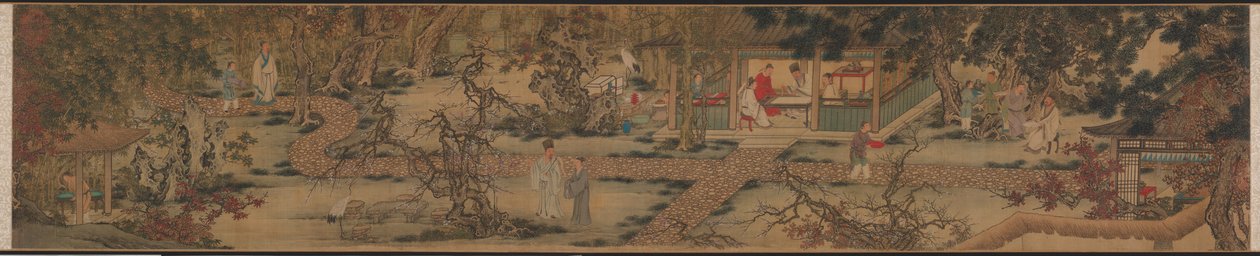 Los Nueve Ancianos de la Montaña de la Fragancia, 1426-1452 de Xie Huan