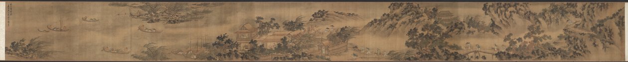Returning to the Village in a Rainstorm de Xie Shichen
