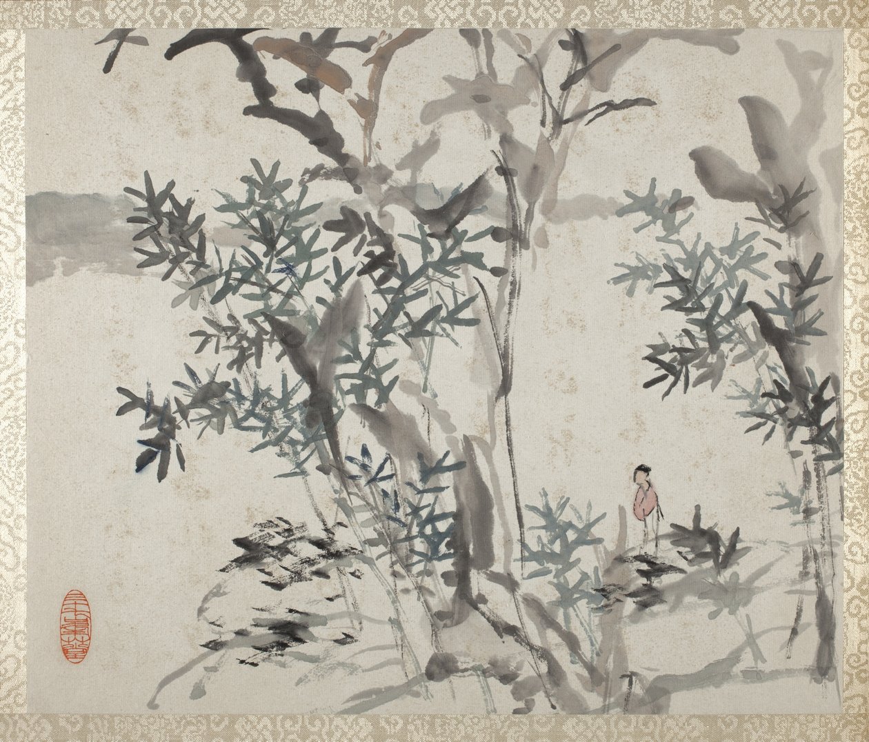 Álbum de paisajes y caligrafía para Liu Songfu de Xugu