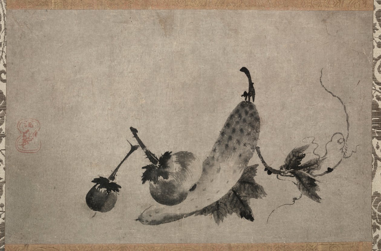 Pepinos y berenjena de Yamada Doan