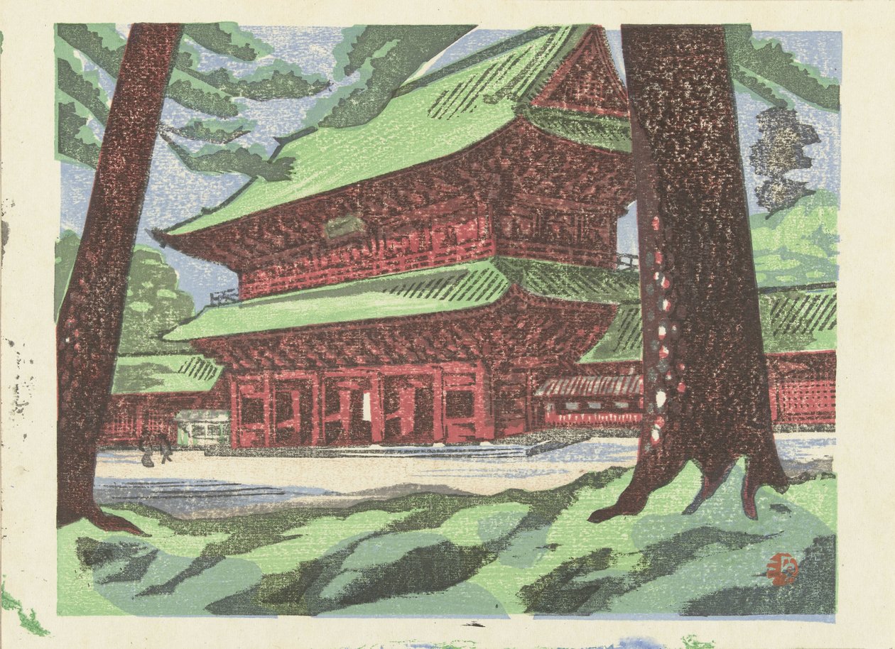 Templo de Zojoji
Zojoji (Templo) (título del objeto)
Herinneringen aan Tokyo (título de la serie)
Tokyo kaiko zue (título de la serie) de Yamaguchi Gen