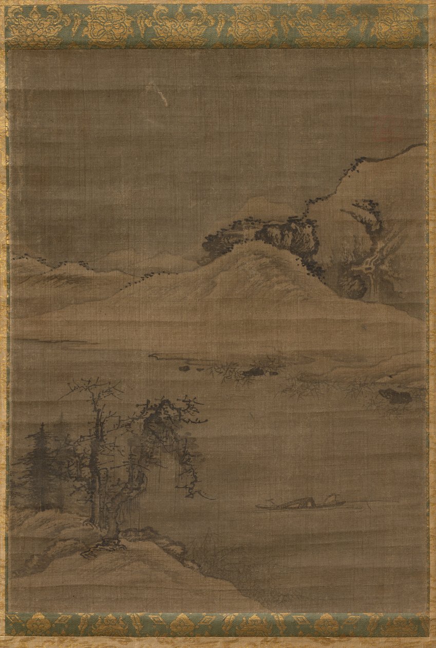 Paisaje con pescadores, 1600s de Yi Bul hae