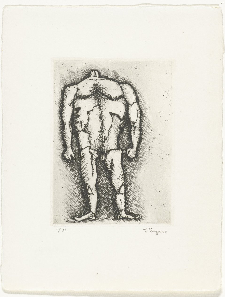 Hombre fuerte de Yo Sugano (signed by artist)