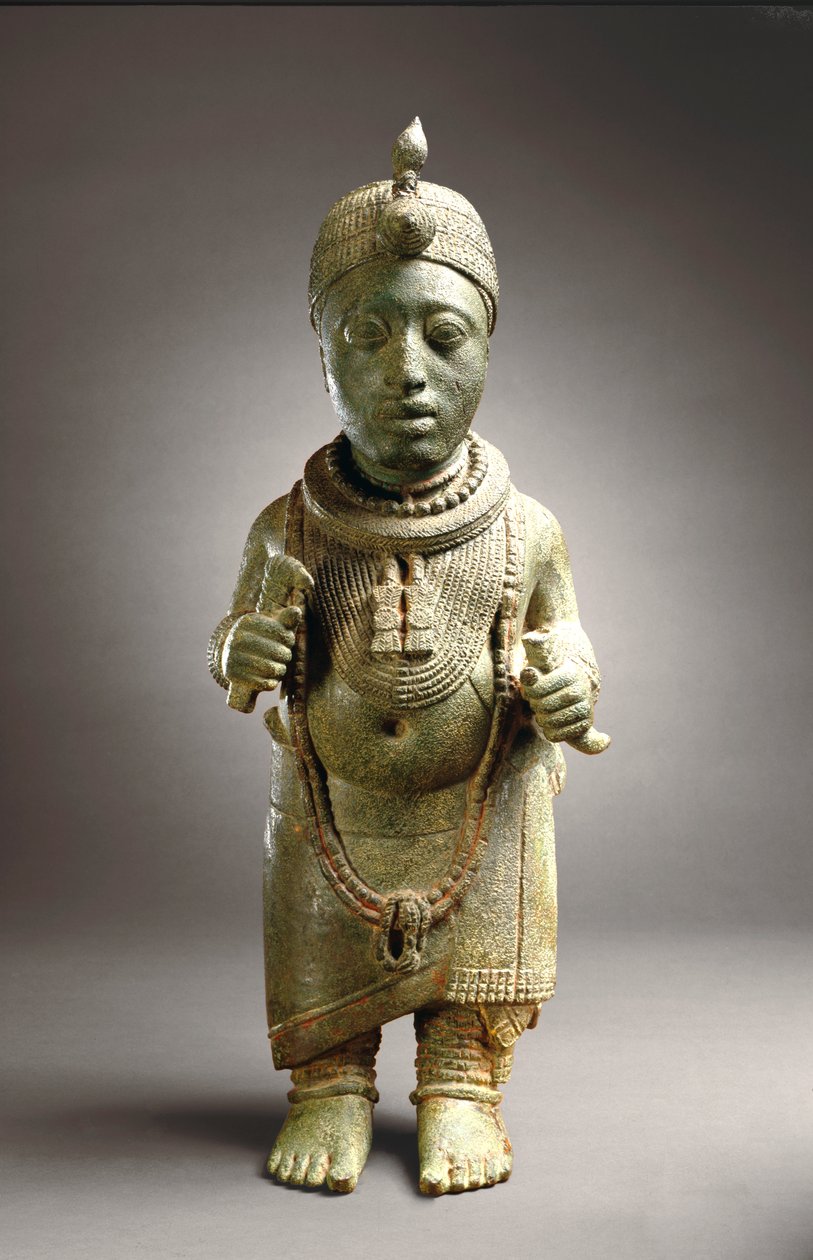 Figura de un Oni, Ife, c. siglo XIV de Yoruba Culture