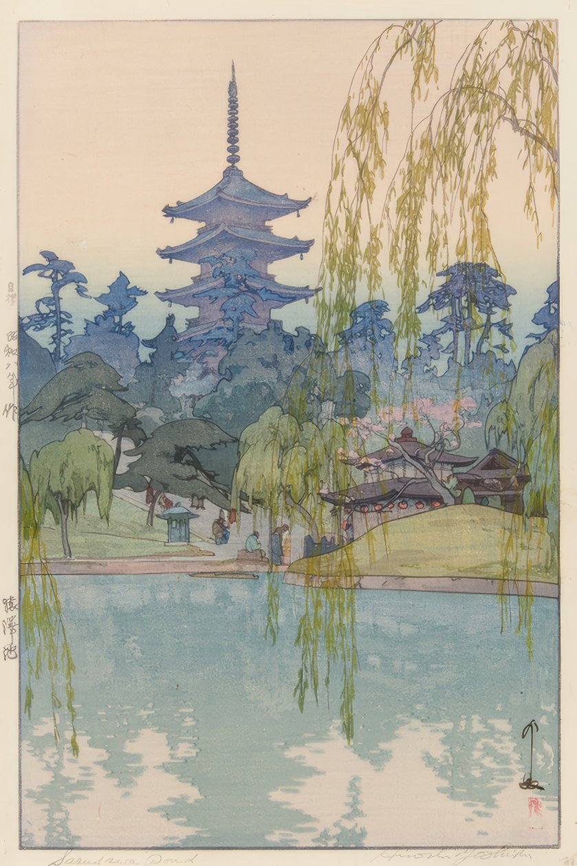 El estanque Sarusawa de Yoshida Hiroshi