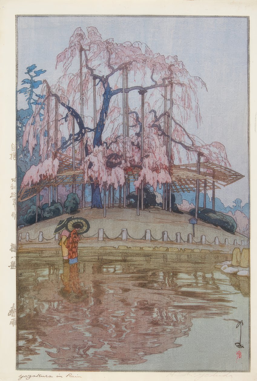 Lluvia de primavera de Yoshida Hiroshi