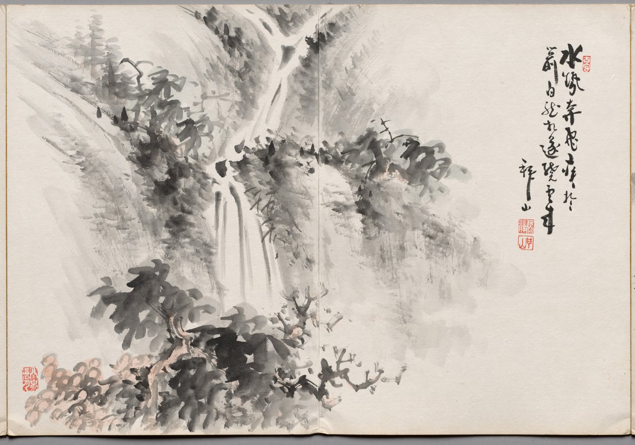 Pintura Diez del Álbum de Pinturas de Haizan de Yoshitsugu Haizan