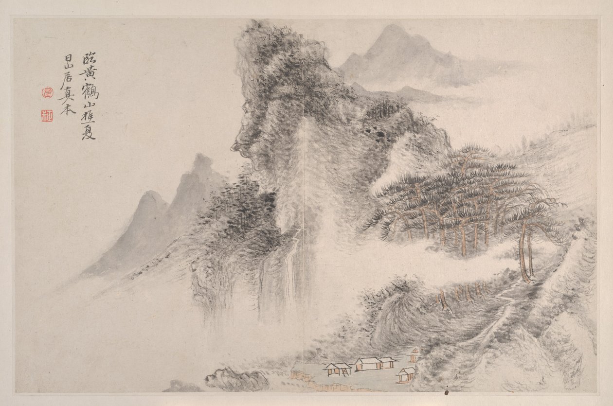 Paisajes al Estilo de los Maestros Song y Yuan, 1667 de Shouping Yun