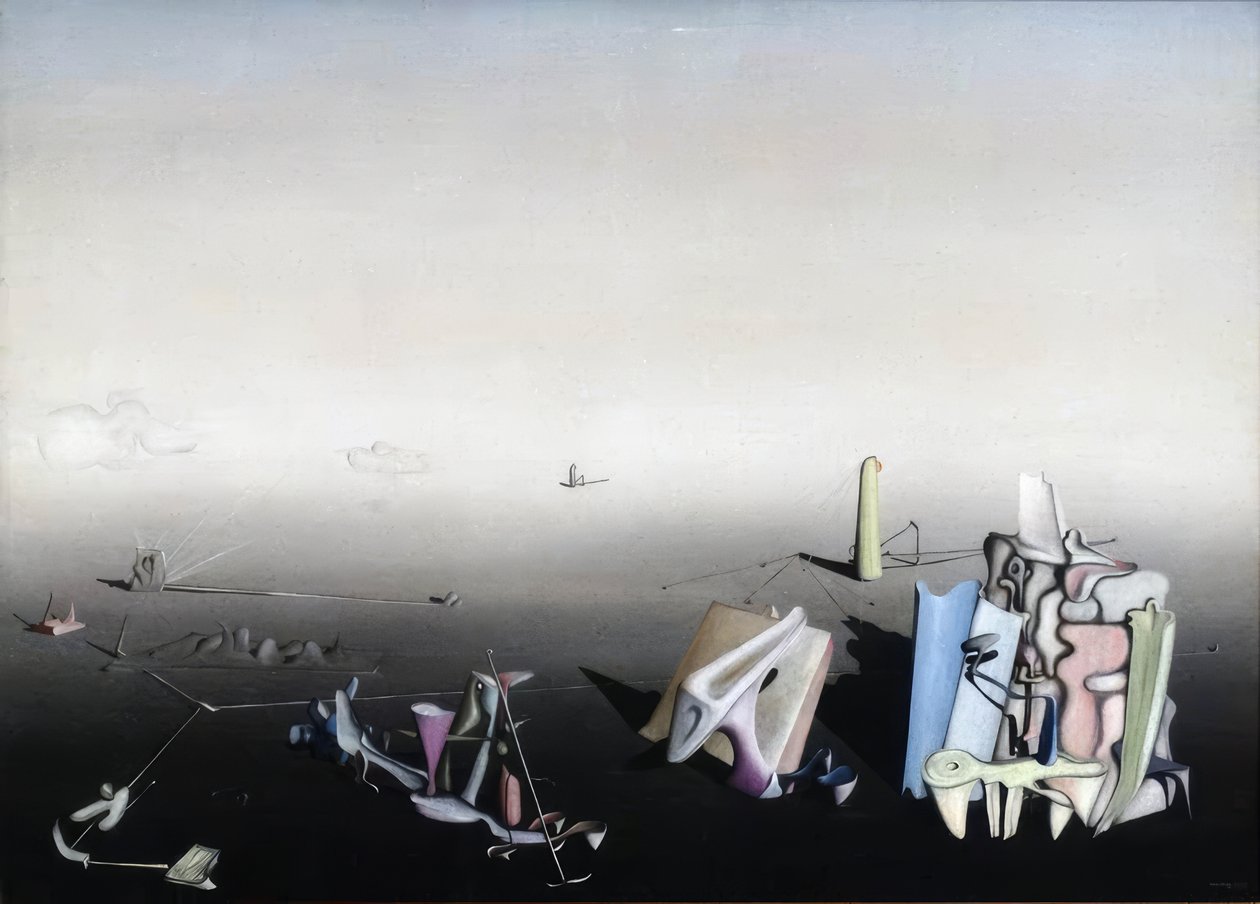 Día azul de Yves Tanguy