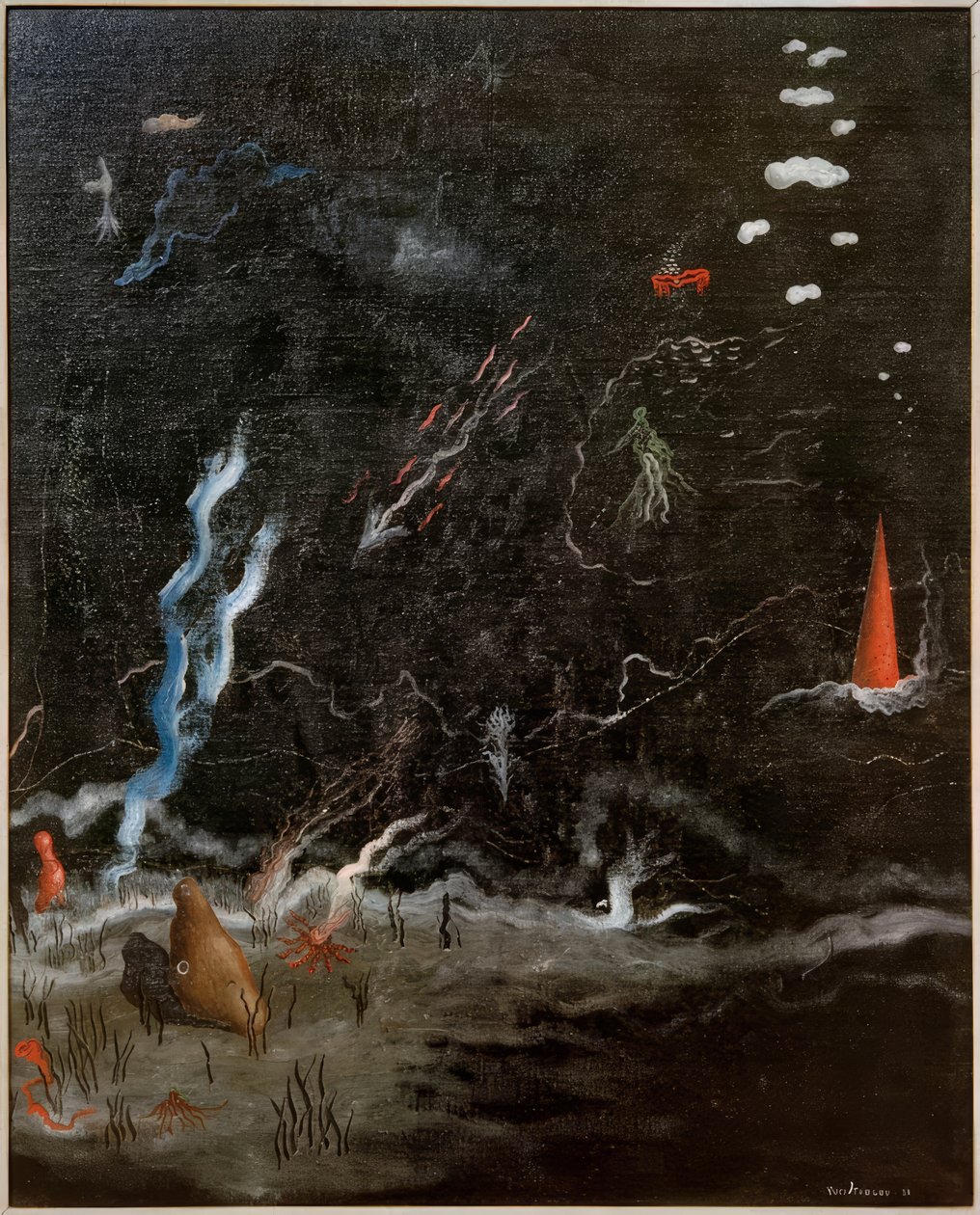 La tormenta (Tierras Negras) de Yves Tanguy