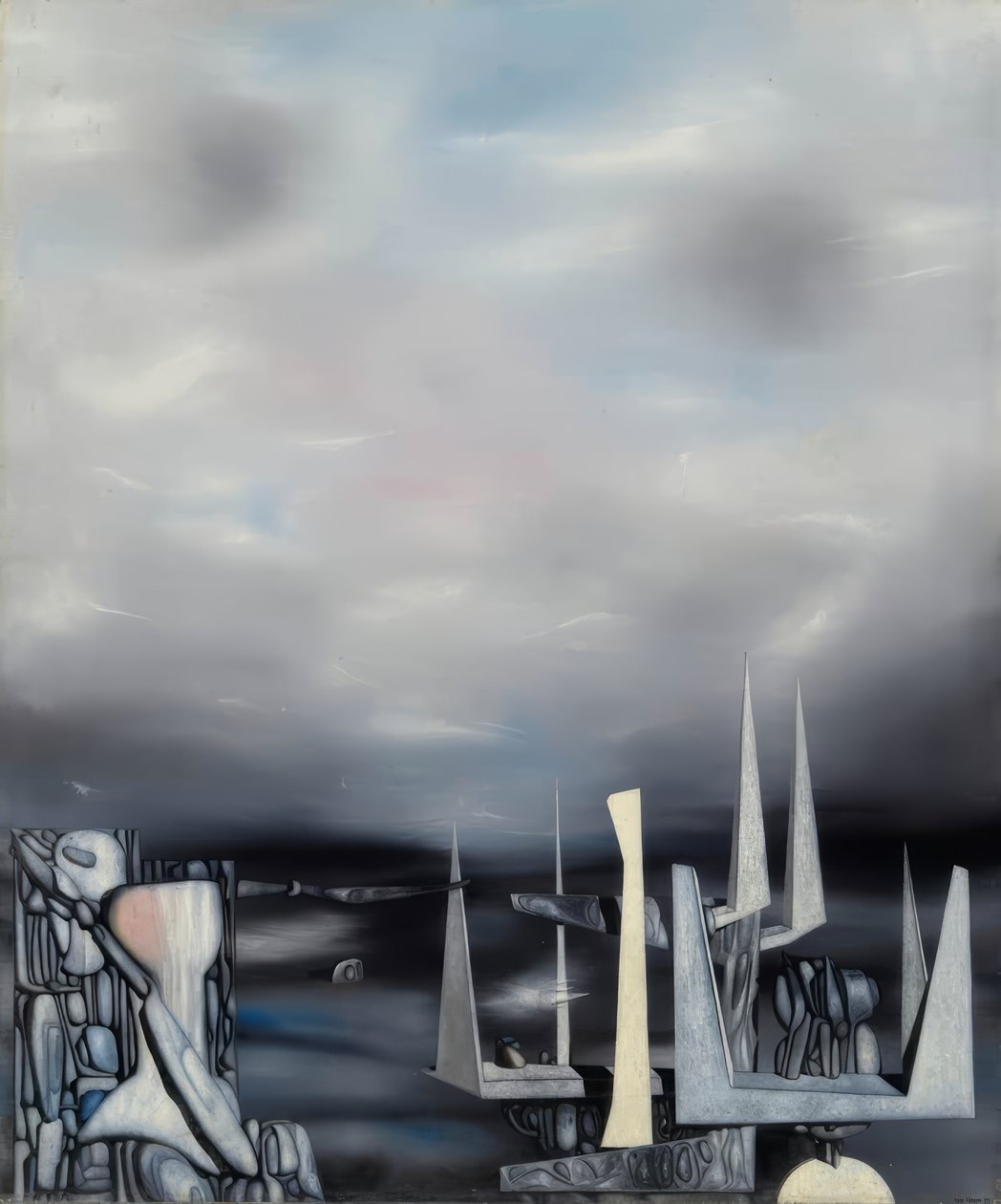 Atravesar las estrellas de Yves Tanguy