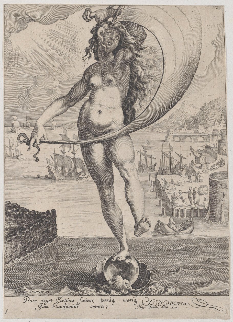 Fortuna, de Virtudes y Vicios, 1596-97 de Zacharias Dolendo