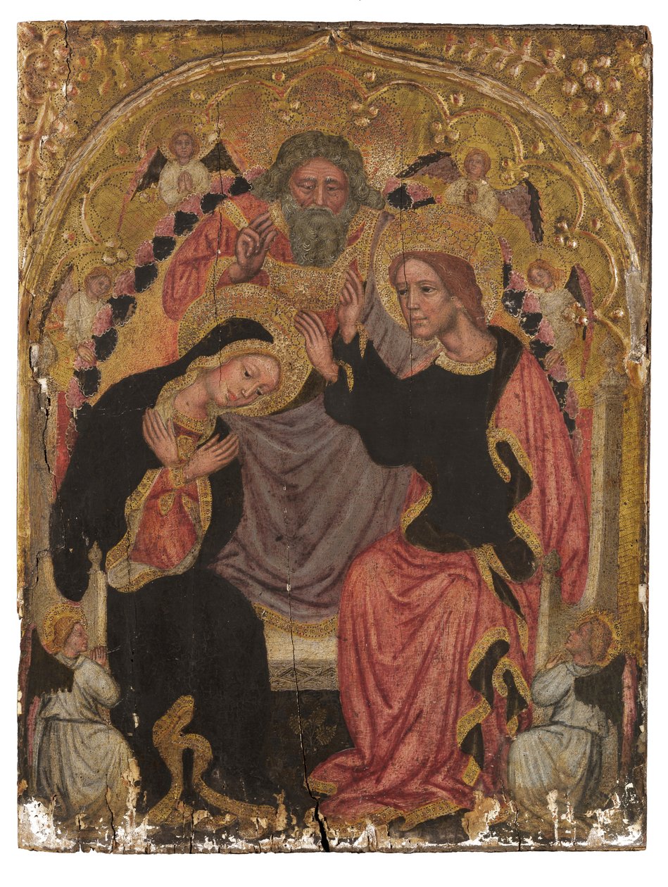 La coronación de la Virgen de Zanino di Pietro