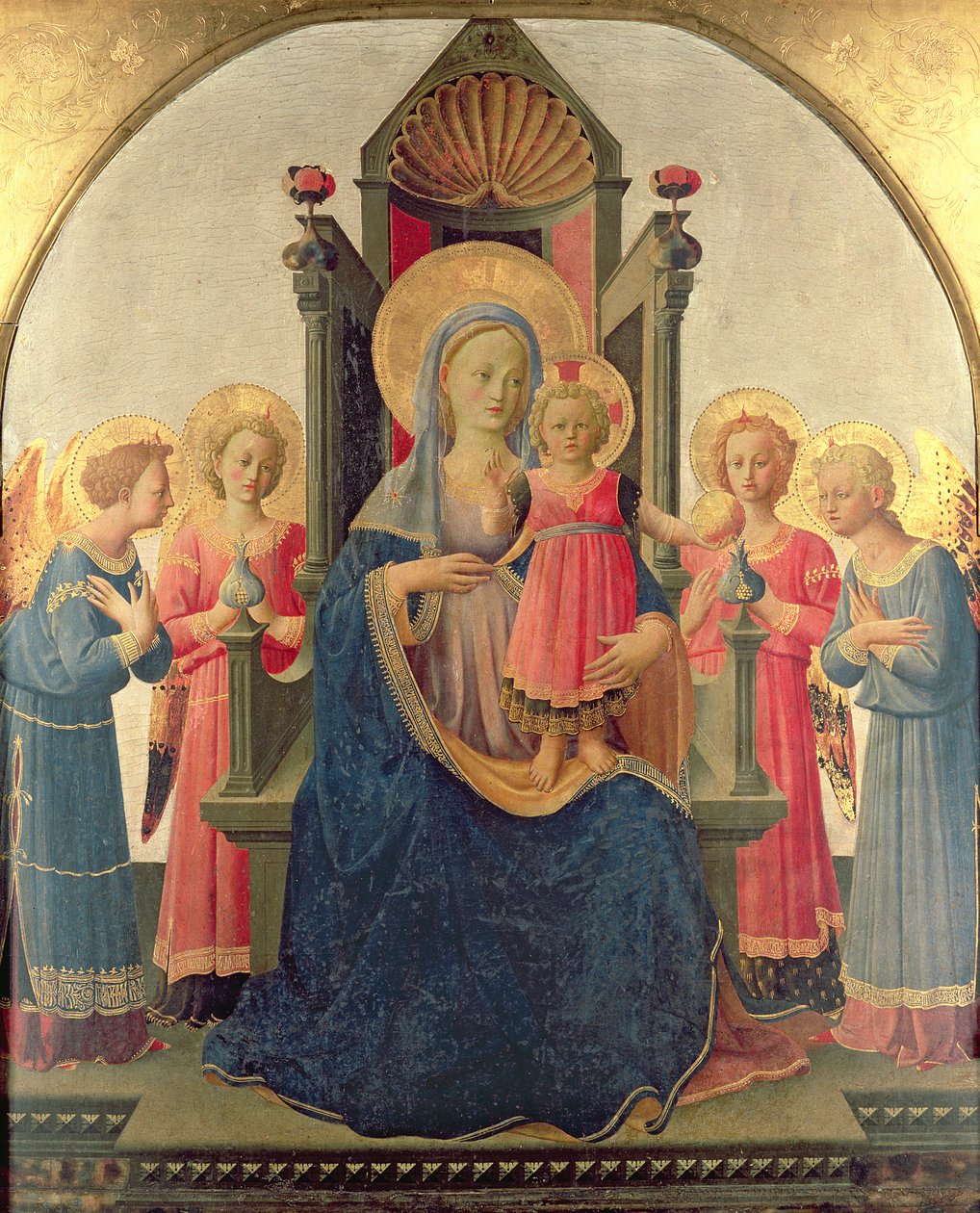 Madonna entronizada de Zanobi di Benedetto Strozzi