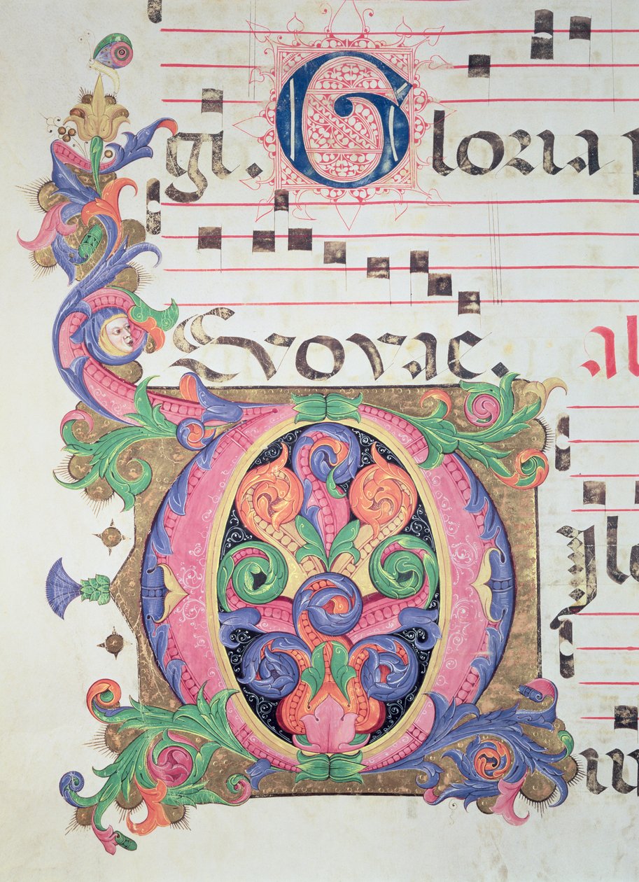 Misal 515 fol.146r Inicial historiada 