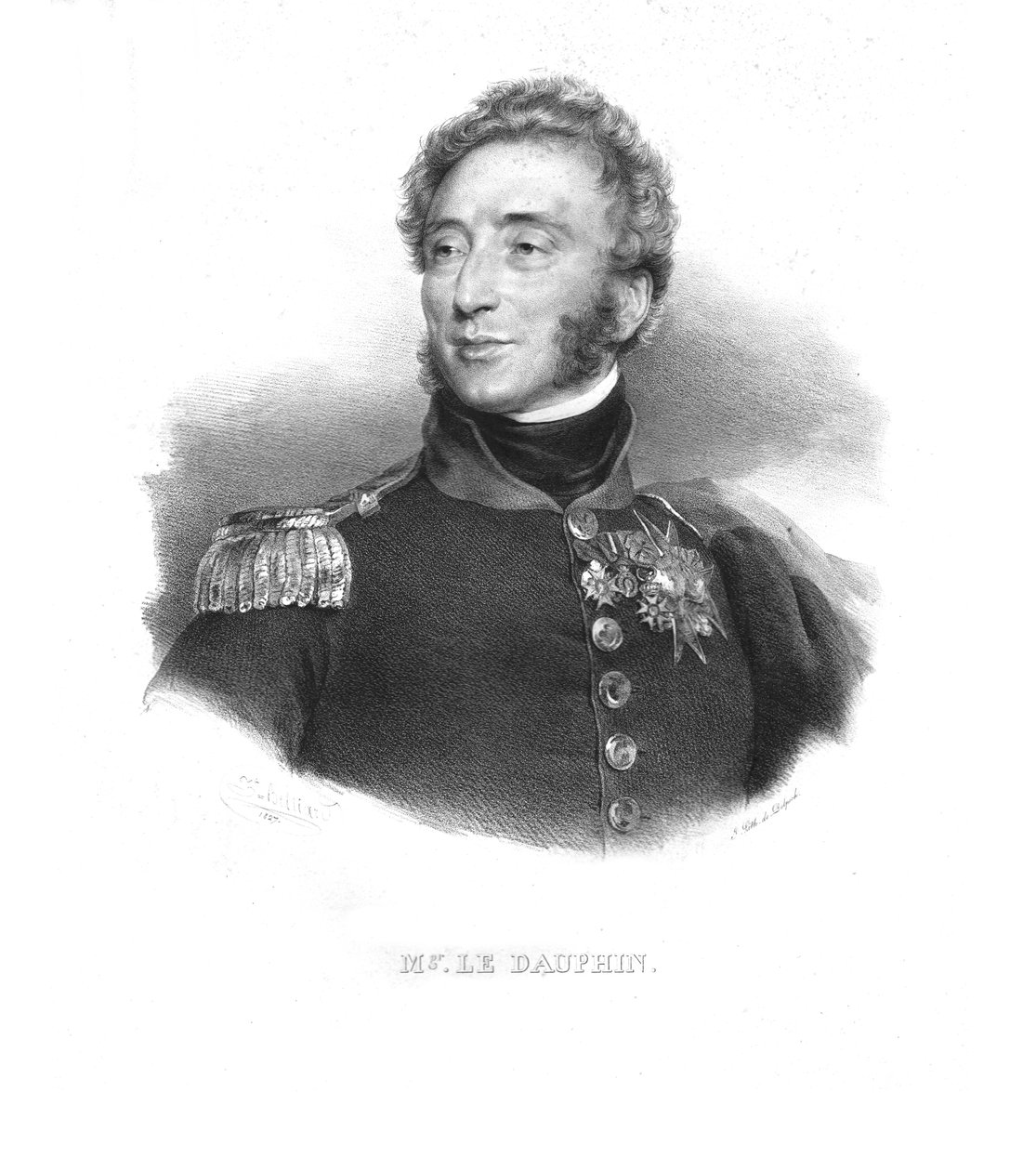 Luis-Antoine, Duque de Angulema de Zephirin Felix Jean Marius Belliard
