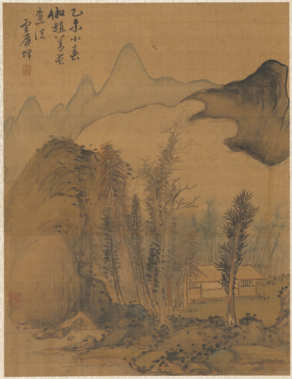 Paisaje al estilo de Chao Yuan, 1775 de Zhai Dakun