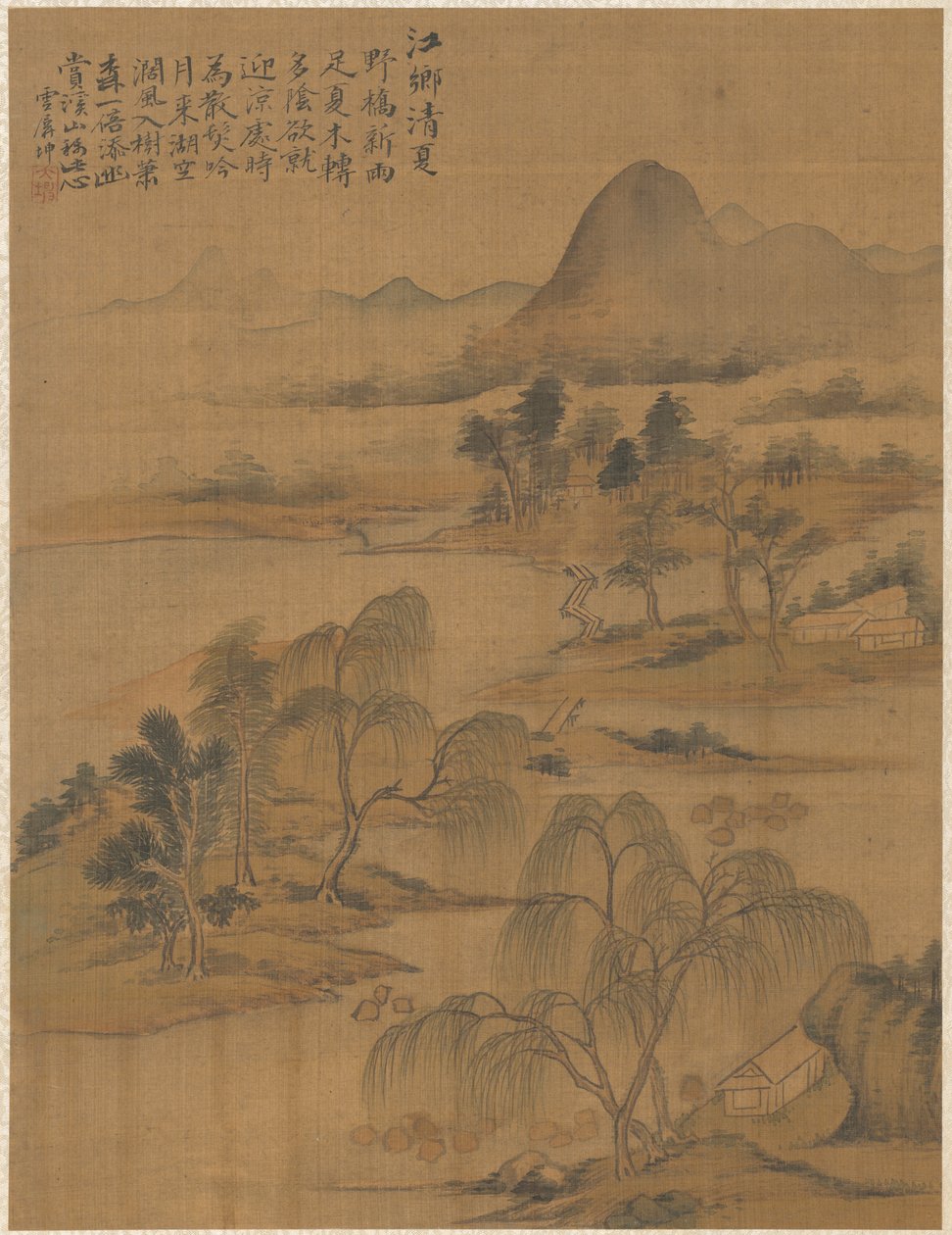 River Village in High Summer de Zhai Dakun
