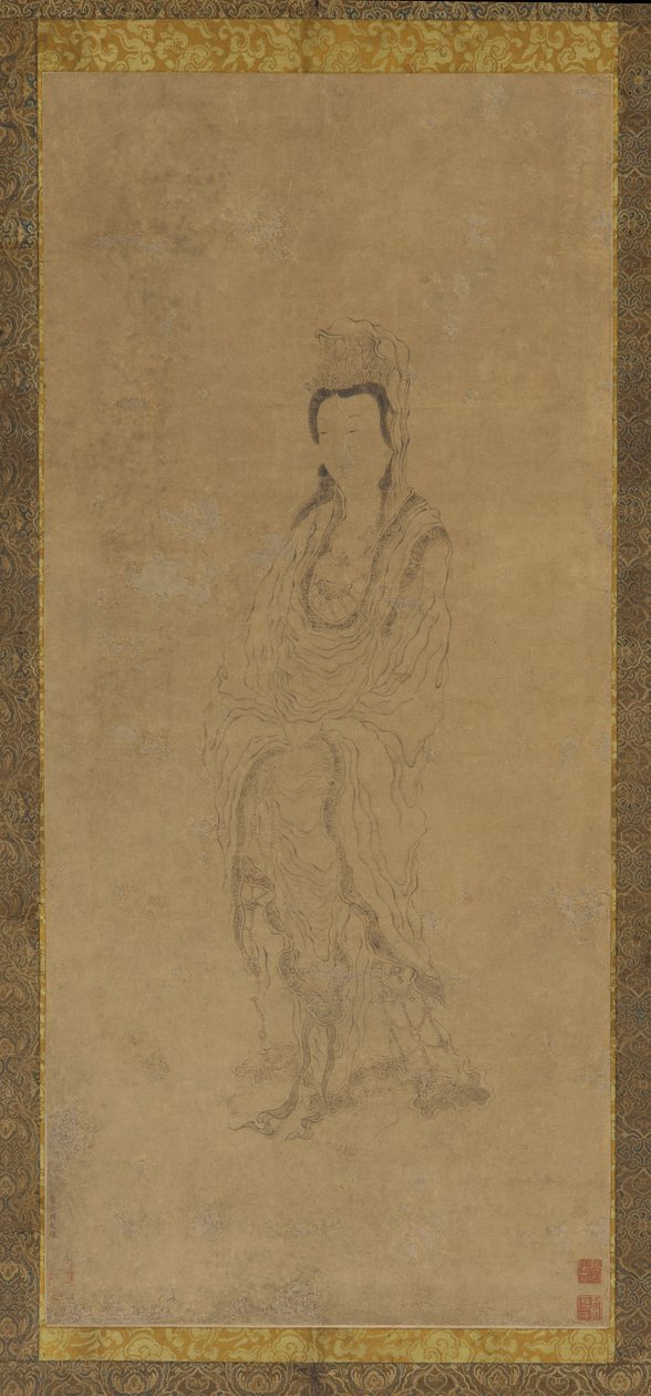 Guanyin de Pie, siglo XVII de Zhang Hong