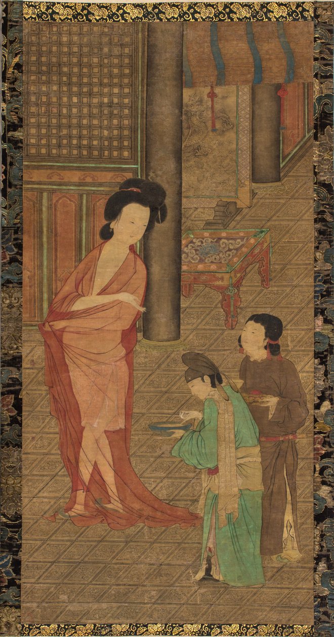 Yang Guifei después del baño de Zhou Fang