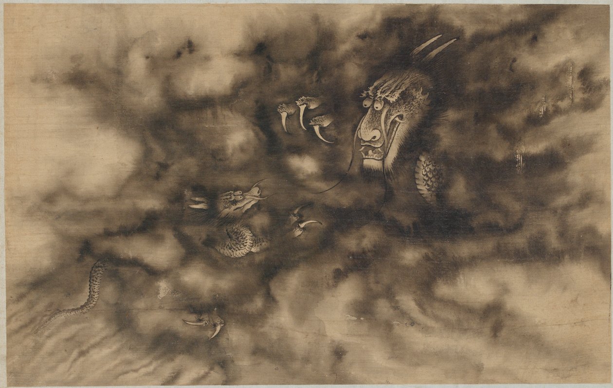 Dragones en las nubes de Zhou Xun