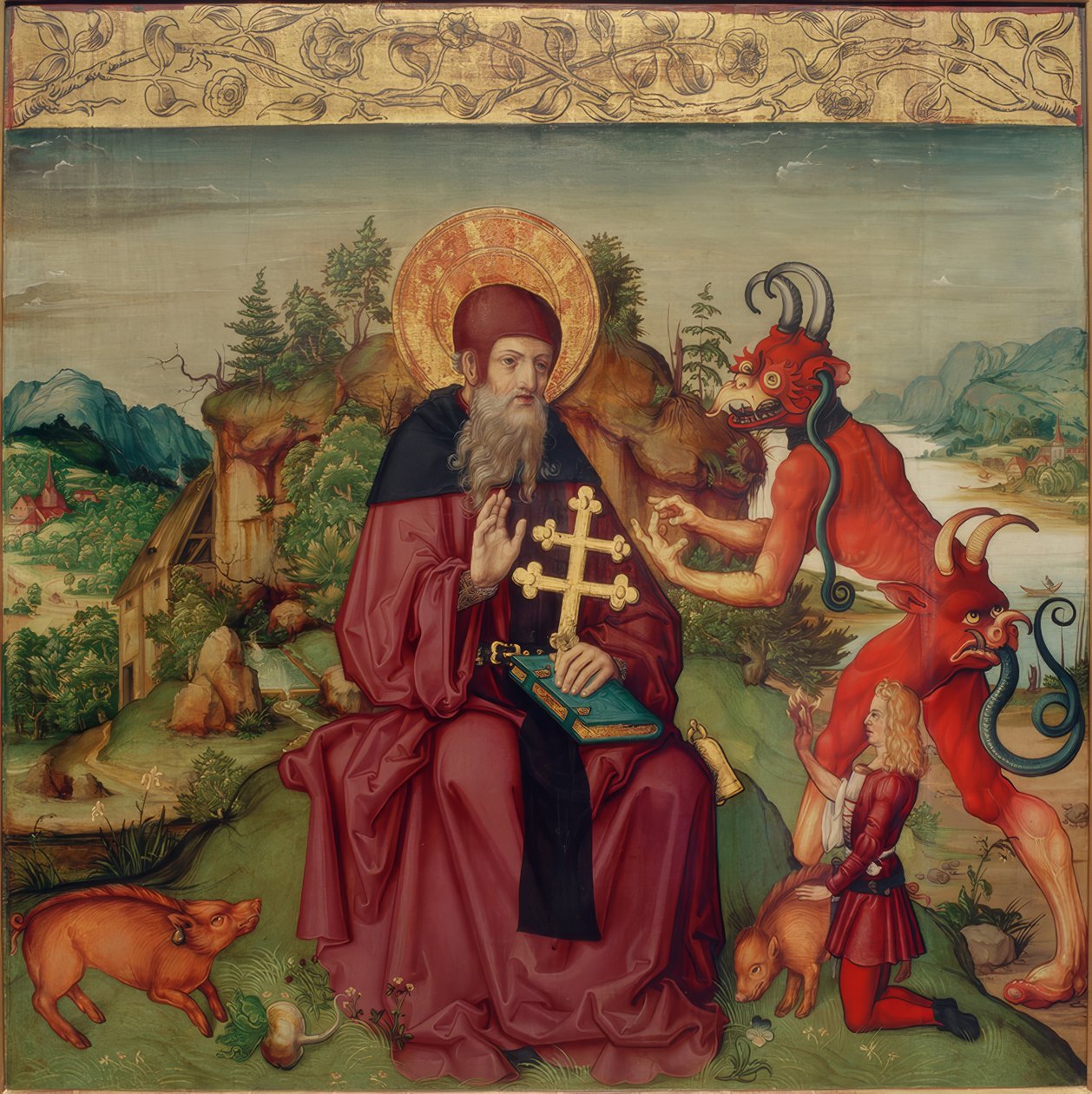 San Antonio Abad de Zürcher Veilchenmeister