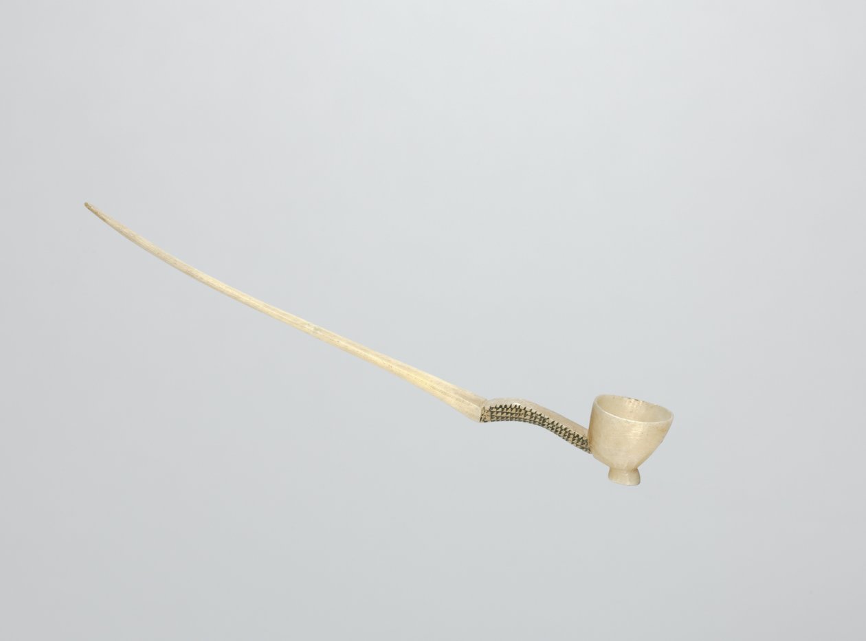 Cucharilla de rapé, finales de 1800 (hueso) de Zulu