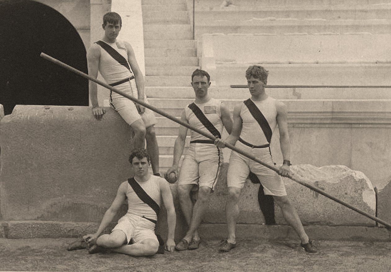 Atletas Americanos en los Juegos Olímpicos de Verano, Atenas, Grecia. 1896 de . .