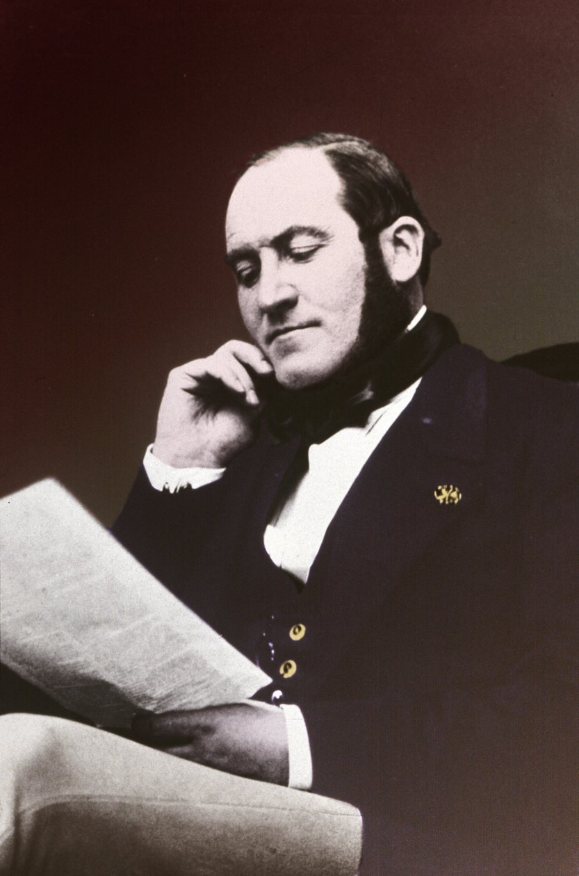 Barón Georges Eugene Haussmann. circa 1865 (foto en b/n) de . .