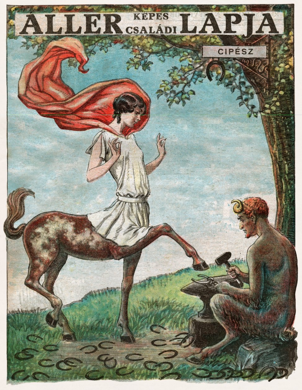 Mujer centauro de . .